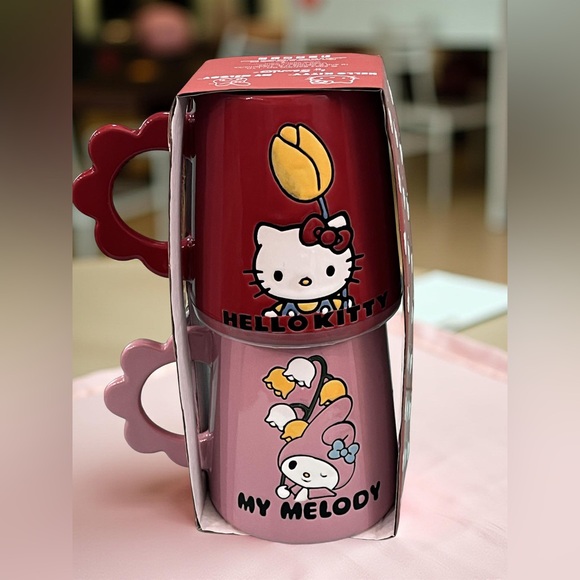 Sanrio Hello Kitty and My Melody Red Mug - Picture 5 of 5